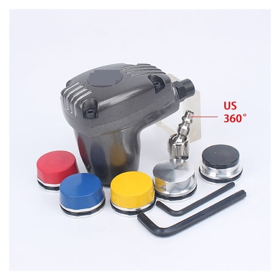 Air Palm Hammer Automatic Hammers Pneumatic Hammer Hand-held Air Palm Hammer 6 Different Hardness Tips For Body Repair Plastic Inlay Assembly ,Efficient and Reliable