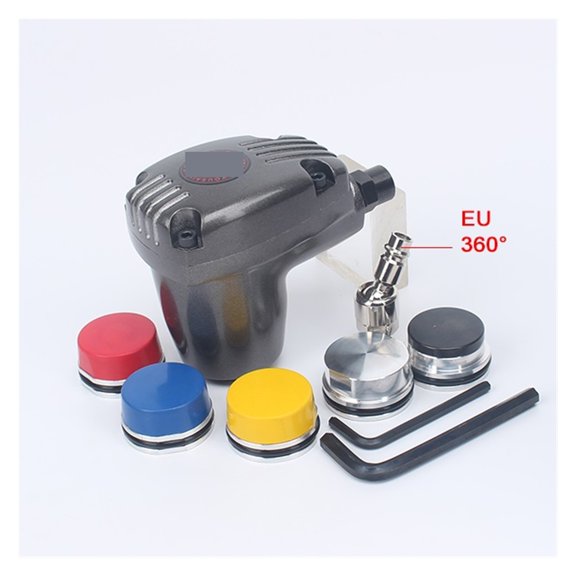 Air Palm Hammer Automatic Hammers Pneumatic Hammer Hand-held Air Palm Hammer 6 Different Hardness Tips For Body Repair Plastic Inlay Assembly