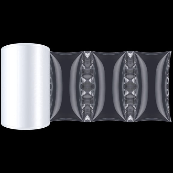 Air Pillow Wrap Film Roll 984ft x 4in x 8in 3000 Count Plastic Cushioning Material