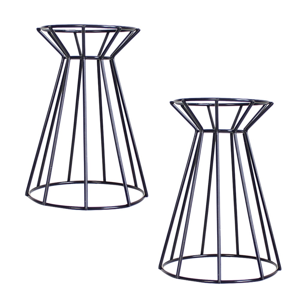 Air Pineapple Stand 4 Pcs Stylish Office Plant Rack Iron Art Decor