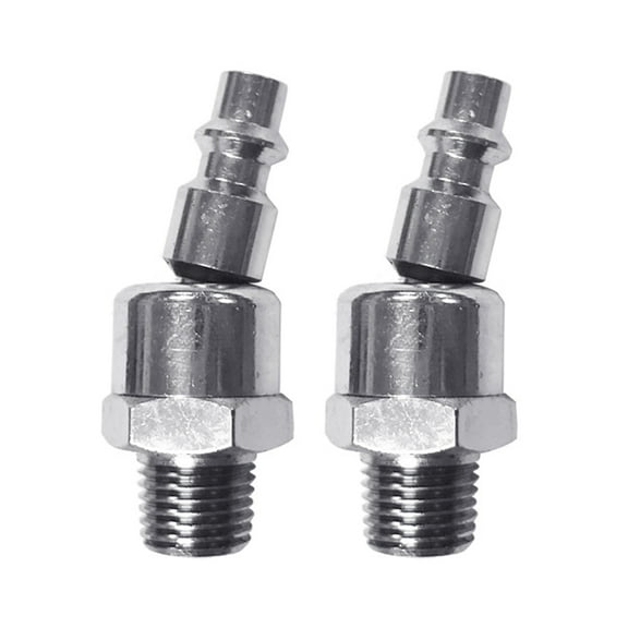 Air Plug-Industrial Automotive-Steel Coupler Plug 1/4-Inch-NPT Male Thread Air Hose-Fittings Compressor Accessory