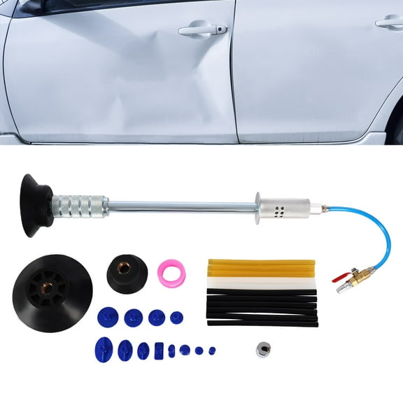 Air Pneumatic Dent Puller Car Auto Body Repair Suction Cup Slide Tool Hammer Kit