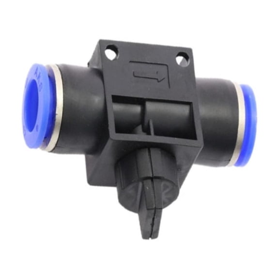 Air Pneumatic Hand Valve 2 Way Quick Fittings Push Connector Tube Hose Plastic 4mm 6mm 8mm 10mm 12mm Flow Limiting Speed Control