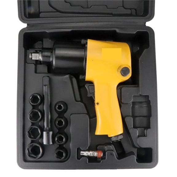 Air Pneumatic Wrench 1/2" 750N.m Impact Spanner Tire Removal Tool Pneumatic Power Tools ,Easy to Use