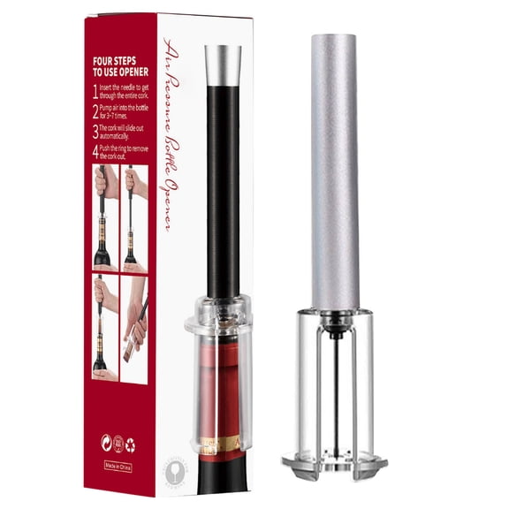 Air Pressure ABS Opener Fast Cork Remover Tool No Twist Break Cork Bottle Opening Accessory