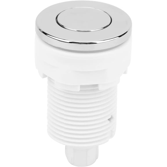 Air Pressure Bath Switch Tub Spa Massage Bath Garbage Waste Disposal Air Switch Push Button Garbage Disposal Sink Top Air Switch(White,Size:28mm)