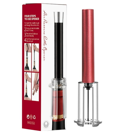 Air Pressure Effortless Corkscrew Cork Remover Tool for Easy Extraction