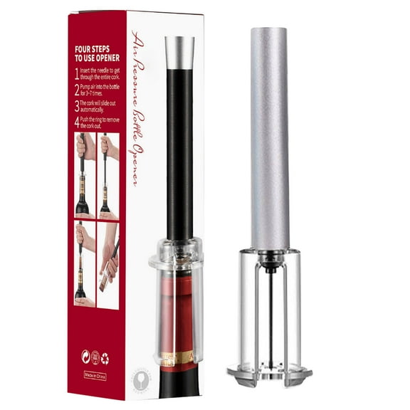 Air Pressure Opener - Cork Remover Tool for Effortless Opening in Seconds