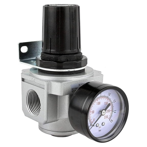 Air Pressure Regulator for compressor compressed air 3/4" FREE GAUGE