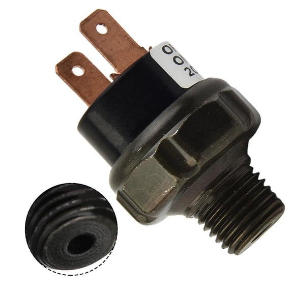 Air Pressure Switch 1/8 NPT Tank Mount 70-100PSI 90-120 PSI For Air Compressor Train For Horn 12V 24V System Direct Replacement(70-100PSI)