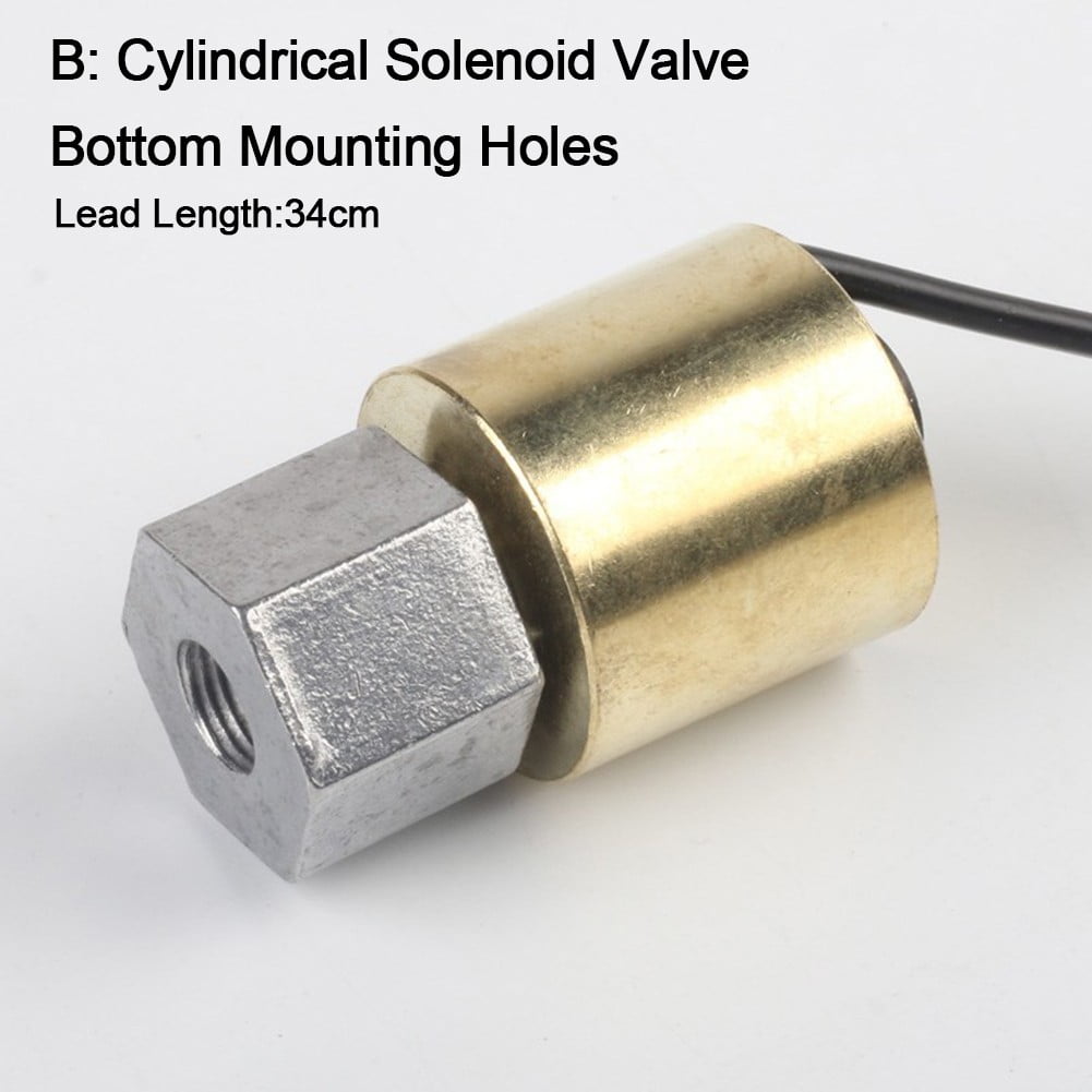 Air Pump Compressor Solenoid Valve Control Exhaust Check Valves Silent