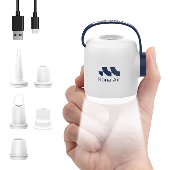 Air Pump, Cordless Air Mattress Pump for Pool Floats, Swimming Rings, Air Bed, Air Sofa,