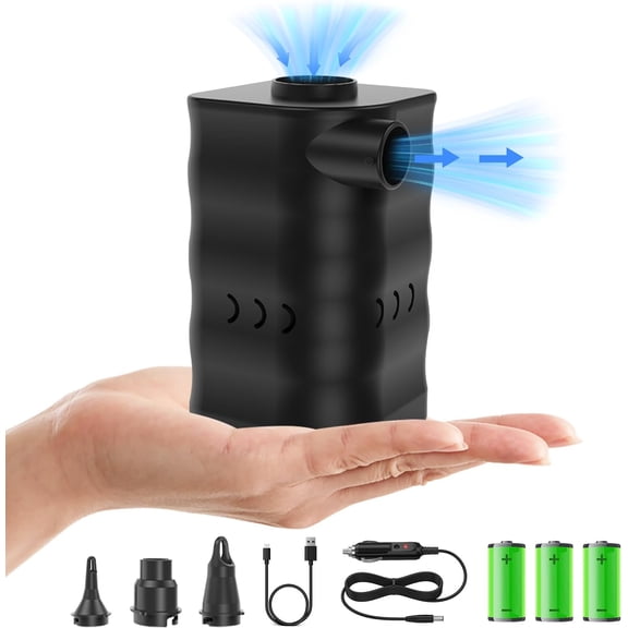 Air Pump, Cordless Air Mattress Pump for Pool Floats, Swimming Rings, Air Bed, Air Sofa,