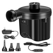 Air Pump,Electric Air Pump for Inflatables,Air Mattress Pump for Air Bed Quick Fill with 3 Nozzles,Boats,Swimming Ring