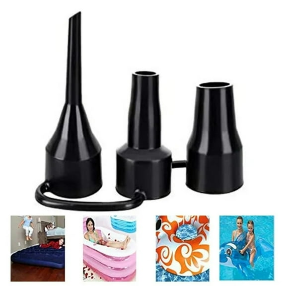 Air Pump for Inflatables Clearance, Inflator Air Pump, Air Pump Nozzle Replacement Kit, Inflatable Beds, Air Pump Replacement Nozzles, Plastic Pump Nozzles, 3 Sizes Inflatable Pump Head