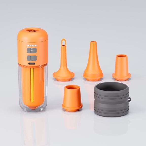 Air Pump for Inflatables,Mini Air Pump with Camping Lantern, Quickly Inflate Deflate .2000mAh Electric Pump for Pool Floats Air Mattress Swimming Ring Vacuum Storage Bags