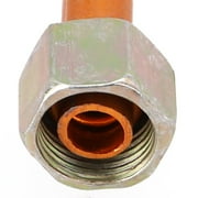 Air Pump Parts Exhaust Tube Air Compressor Tube Workshop Equipment 1Pc Copper Tone Intake Pipe Aluminum Pipe Direct Connector Fangkenuo