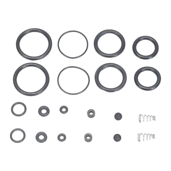Air Pump Seal Orings Replacement Set for High Pressure Applications, Includes Copper and Nitrile Parts, for Various Pump Assemblies (A)