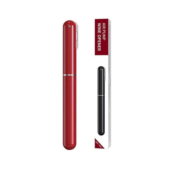 Air Pump Wine Bottle Opener Portable Pen Shape Stainless Steel Pin Air Pressure Wine Kitchen Tools ,Easy Dottle Opening