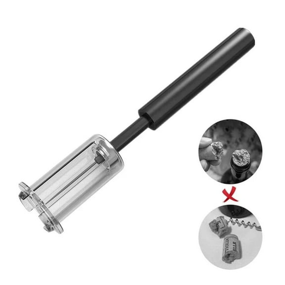 Air Pump Wine Corkscrew Bar Tools Safe Portable Stainless Steel Remover Pressure Bottle Opener