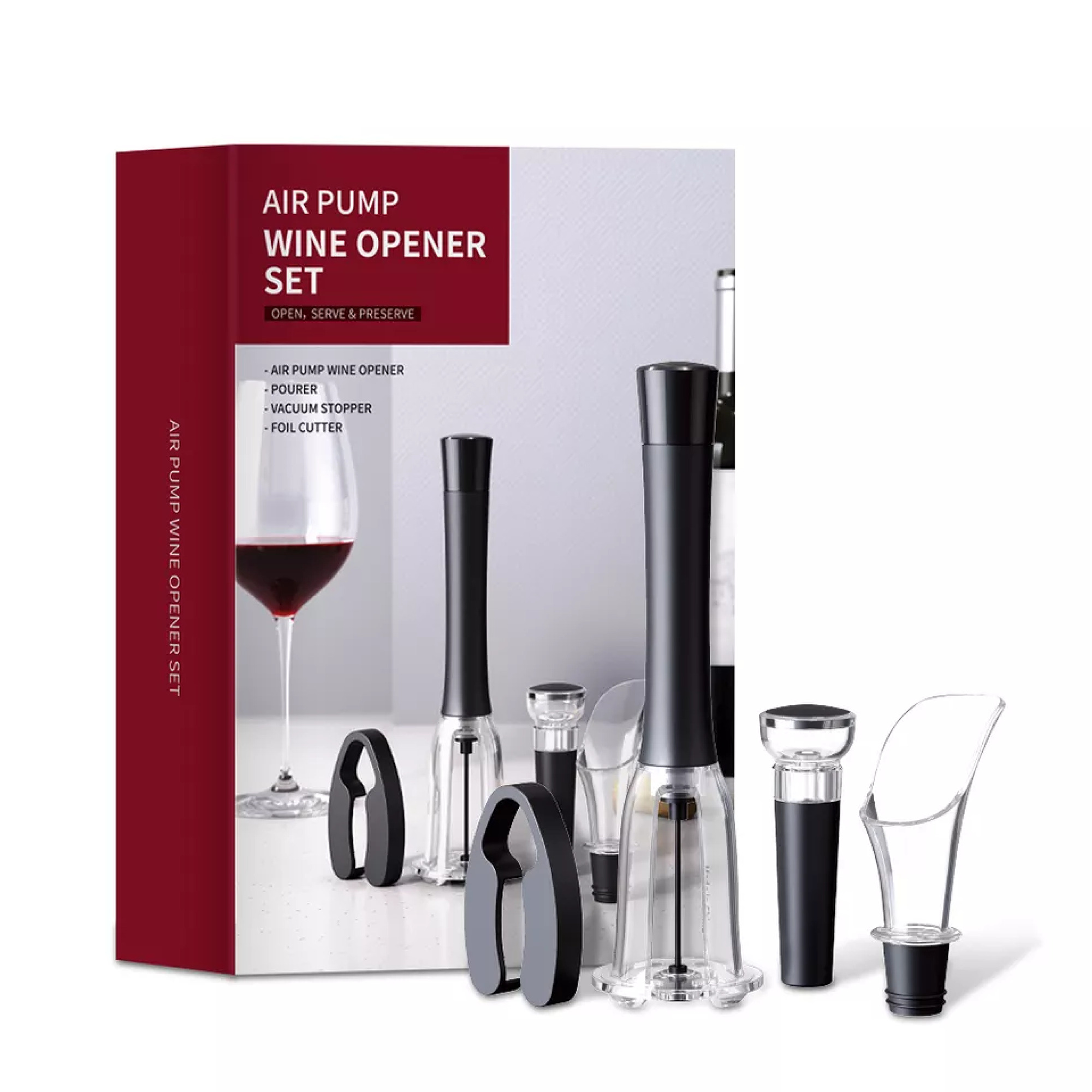 Air Pump Wine Opener Gift for Wine Lovers