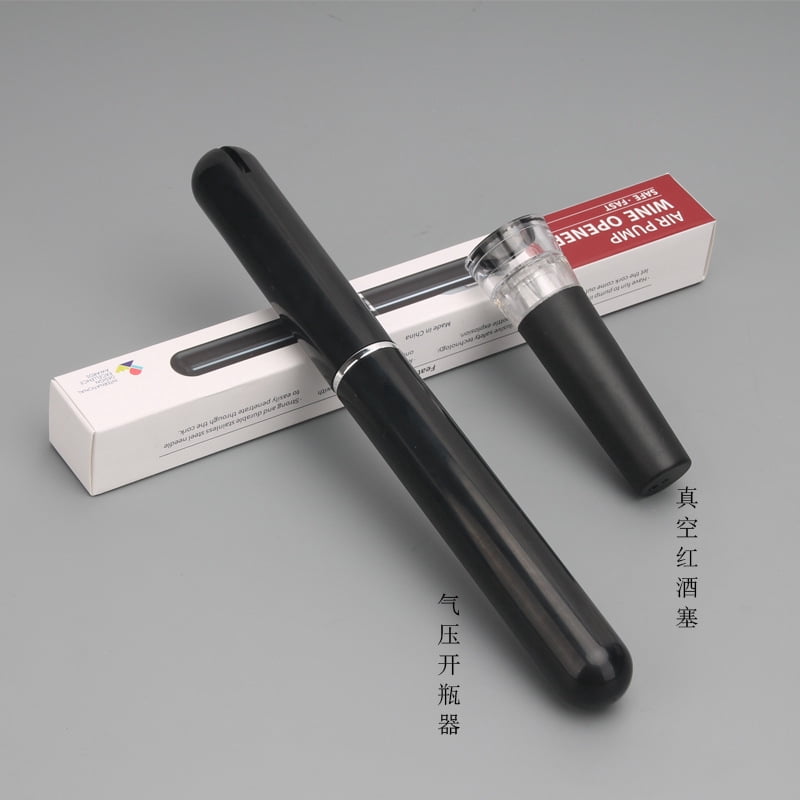 Air Pump Wine Opener Set, Pressure Cork Remover with Vacuum Stopper for ...