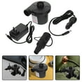 thumbnail image 1 of Supvox Compact Electric Air Pump Black for Home Inflatable Devices Low Noise 1Set, 1 of 8