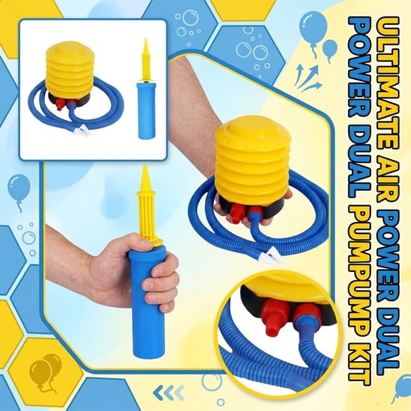 Air PumpforInflatables Corrugated Air Hose Portable Air Pump 4ThofJuly Decor Quick Inflation 1 Set