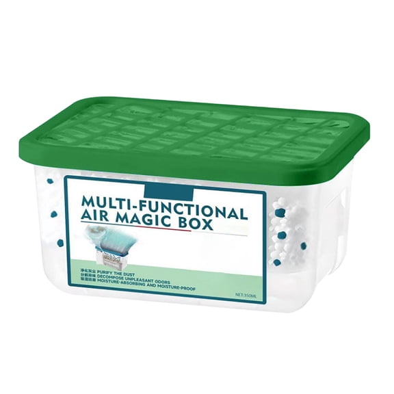 Air Purification Dust Removal Box, Multi-Functional Auto Vacuum, Freshens Air and Traps Particles, Ideal for Home and Office Use, Safe for the Whole Family