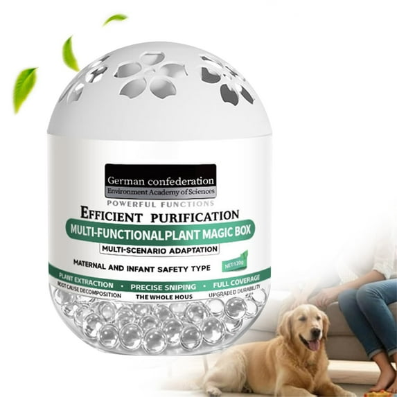 Air Purification Dust Removal Magic Box, 2026 New Multifunctional Indoor Cleaner, Dust Collection Odor Eliminator Air Freshener, Air Purification Magic Box for Home Car Any Room Day & Night