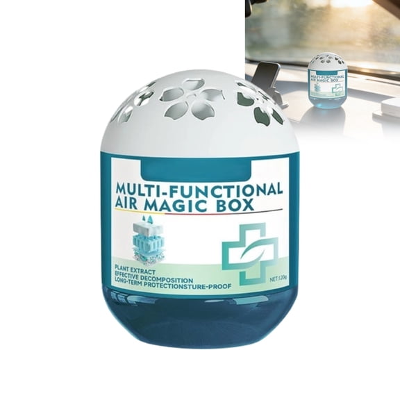 Air Purification Dust Removal Magic Box - Plant Extract Air Purifier, Dust Adsorption, Odor Decomposition & Moisture-Proof for Enclosed Spaces Like Car & Closet 1PCS