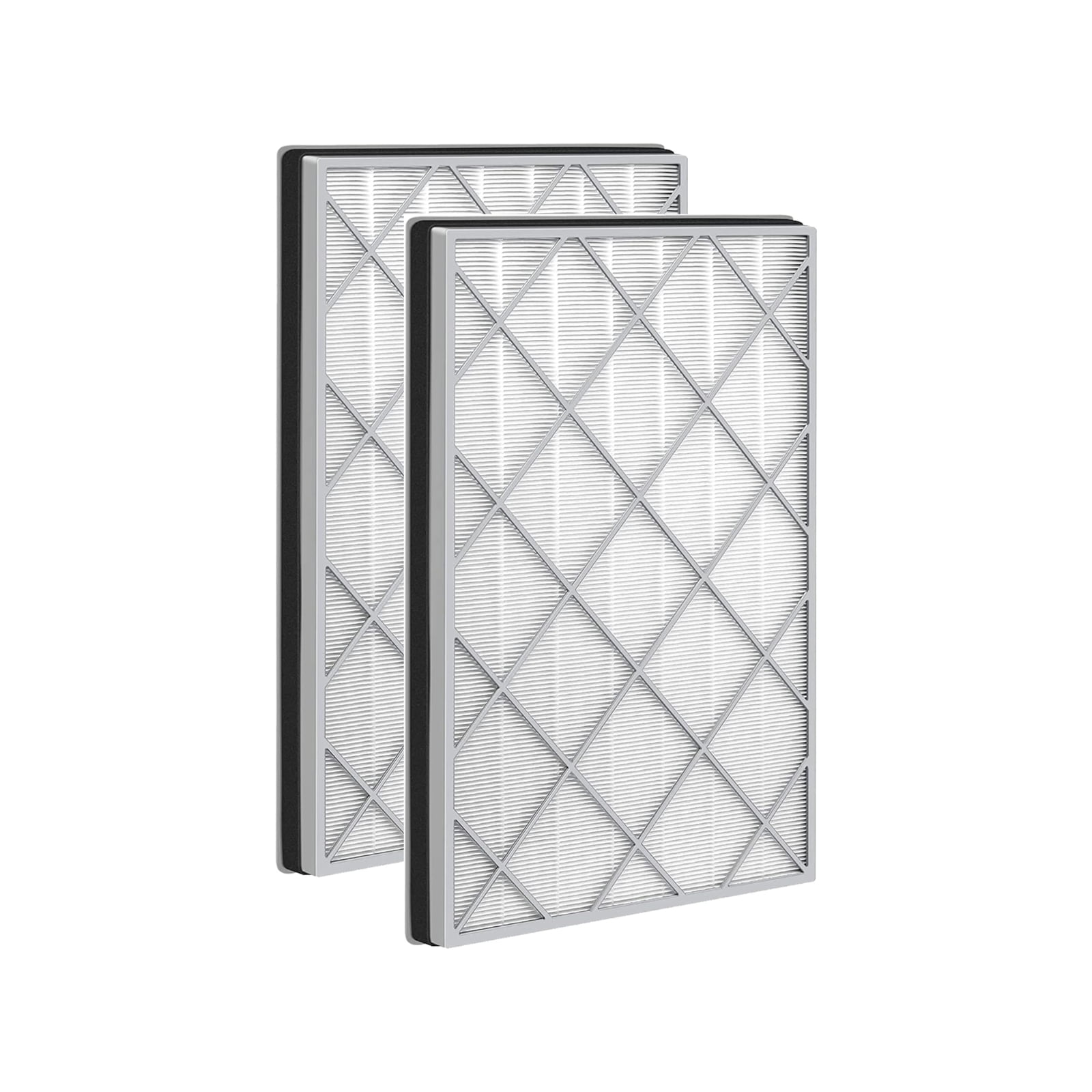 Air Purifier 6 HE6FKPET True HEPA Carbon Filter Replacement For Shark HE600 HE601 HE602 Odor Fumes Lock, 2 Packs