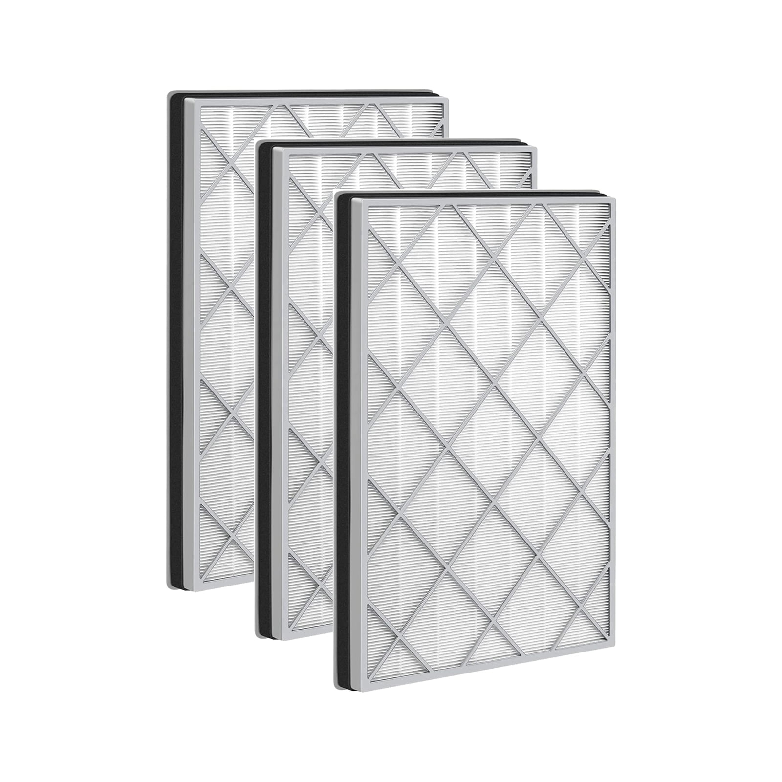 Air Purifier 6 HE6FKPET True HEPA Carbon Filter Replacement For Shark HE600 HE601 HE602 Odor Fumes Lock, 3 Pack