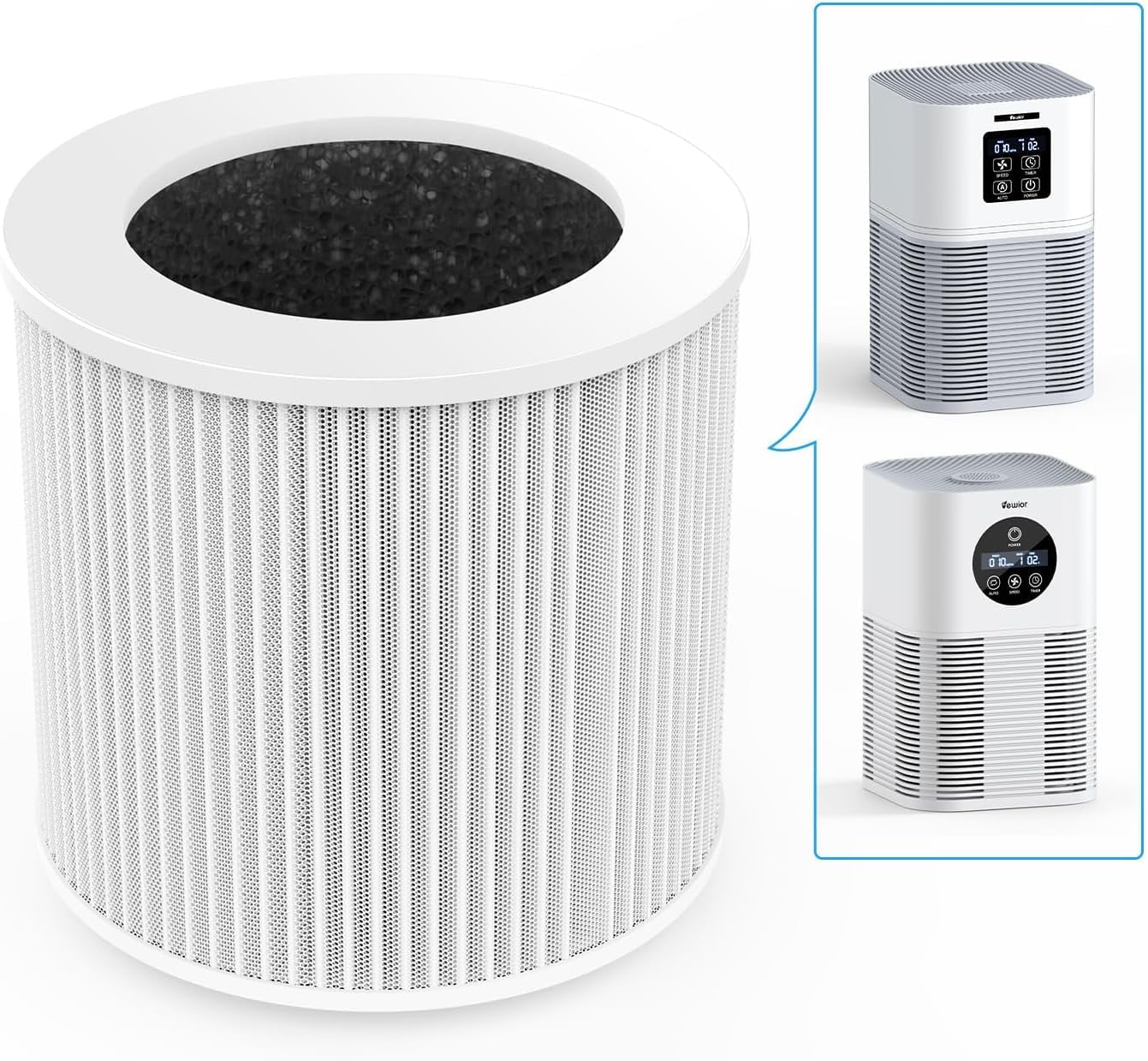 New Comfort Air Purifier Filter Replacement Air Purifier A1 Replacement Filter, VEWIOR H13 True HEPA Air Filter