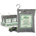 Air Purifier Bags with Bamboo Activated Charcoal (Purifying Pack of 4