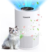 TENKER 2200 sq ft Air Purifier For Home And Bedroom With Aromatherapy,3 Fan Speed, Sleeping Mode, White