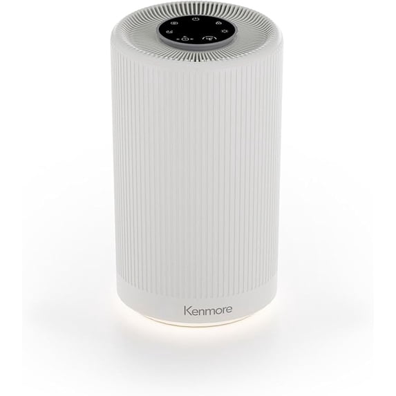 Kenmore PM1005 Air Purifier with H13 True HEPA Filter, Covers Up to 850 Sq.Foot, 25db SilentClean 3-Stage HEPA Filtration System for Office & Bedroom