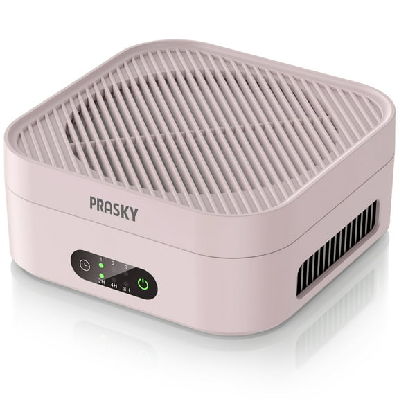 PRASKY Air Purifier for Home up to 600 Sq ft, Remove Smoke, Dust, Allergies (Pink)