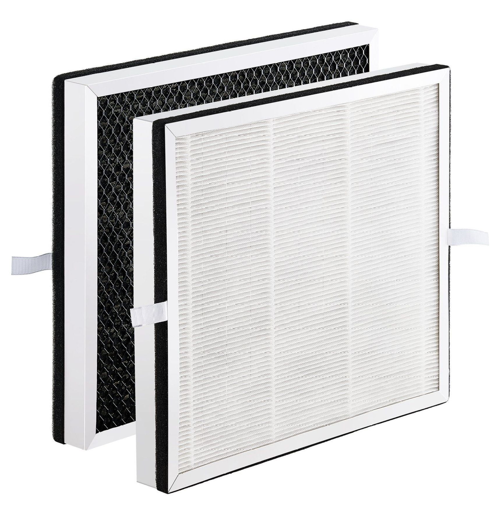 Air Purifier Replacement Filter H13, 3-in-1 HEPA Filter for Square Purifiers - Activated Carbon Odor Filter, PET Pre-Filter - Long-Lasting Air Purifier Filter