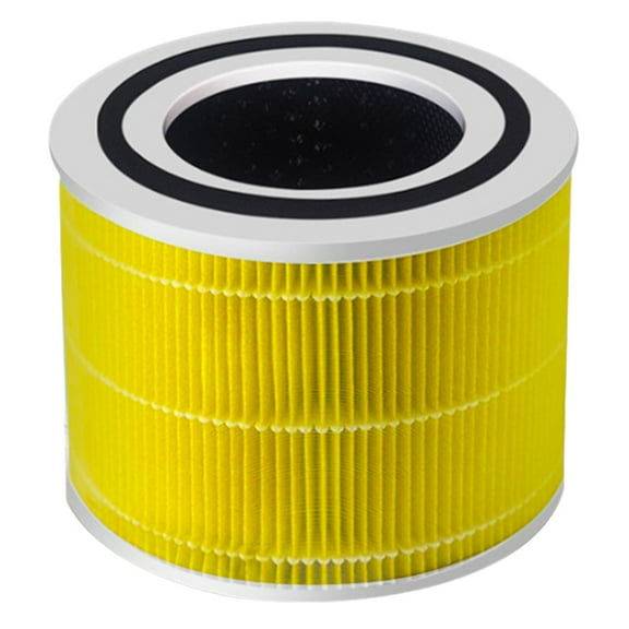 Air Purifier Replacement Filter HEPA Toxin Absorber Replacement Filters Activated Carbon Filtration System Compatible with Levoit Core 300 Air Purifier (Yellow)