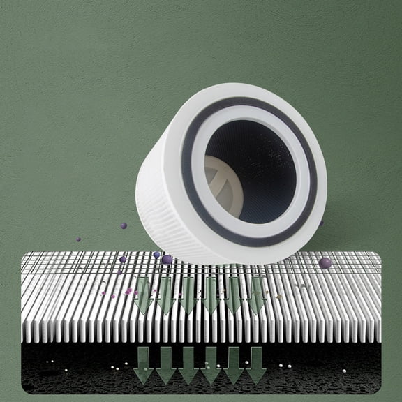 Air Purifier Replacement Filter True HEPA And Activated Filters Compatible With Compact Portable Air Purifiers Lasts For 180 Days Or 6 Months Equivalent To 4320 Hour/ Filter A