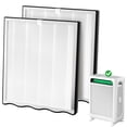 thumbnail image 1 of HEPA Replacement Filters for APH4000/AP400 Air Purifier, 2 Pack, Double-Sided True HEPA & Activated Carbon Combination Filter, Helps Reduce Smoke, Odors, Dust & Pet Dander for Cleaner Home Air, 1 of 8
