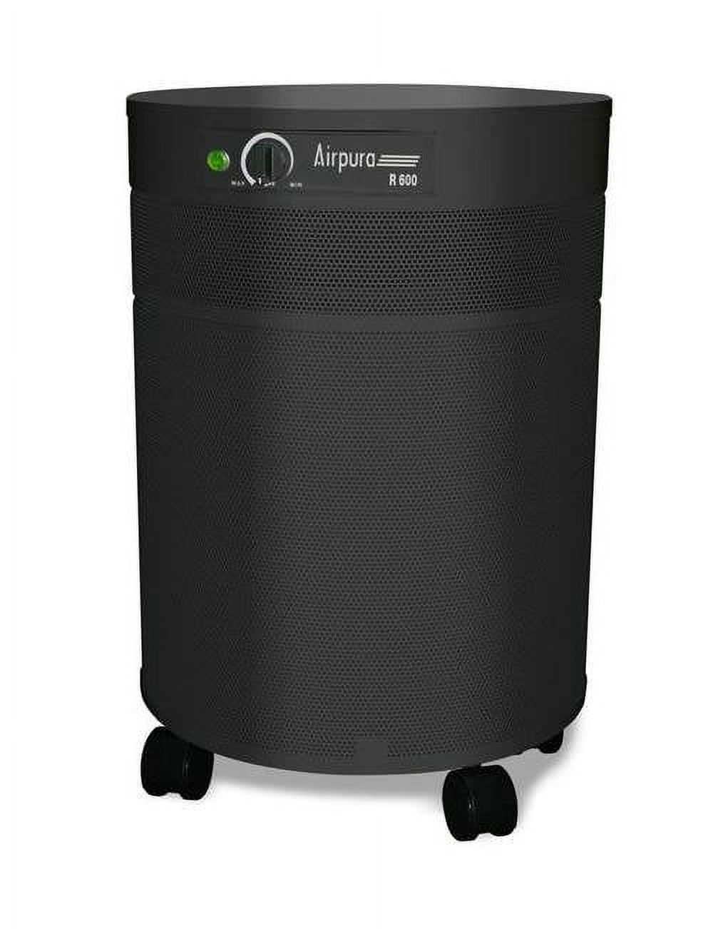 Air Purifier w True HEPA Filter in Black