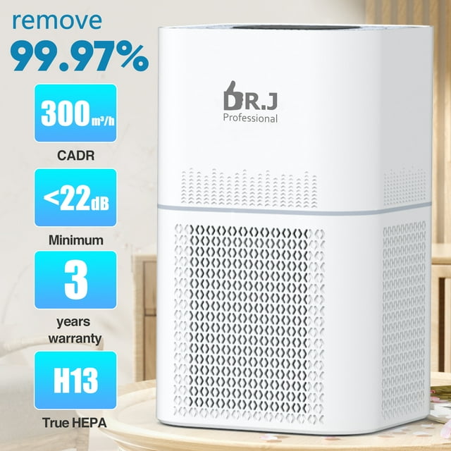 Air Purifier with H13 True HEPA Filter, 1290 sq. ft 4Stage Air Cleaner for Home Bedroom