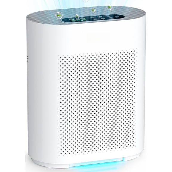 Air Purifiers for up to 2200 Ft2 Large Room, H14 Hepa Air Purifier with PM2.5 Air Quality Display, Air Cleaner Filter , Pet Dander, Dust, Odor, Pollen for Office, Bedroom,