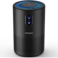 thumbnail image 1 of Air Purifiers for Home Large Room up to 1076 ft², H13 True HEPA Air Filter Cleaner, Odor Eliminator, Remove Smoke Dust Pollen Pet Dander, Night Light, B-D02L Black, 1 of 4
