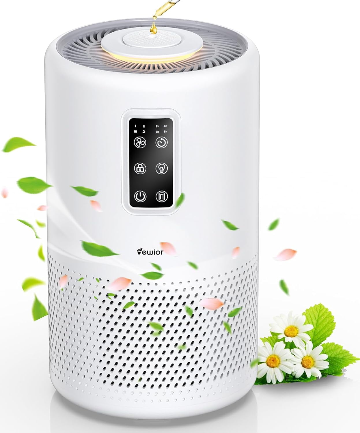 Air Purifiers for Home Large Room up to 1400ft², VEWIOR H13 True HEPA ...