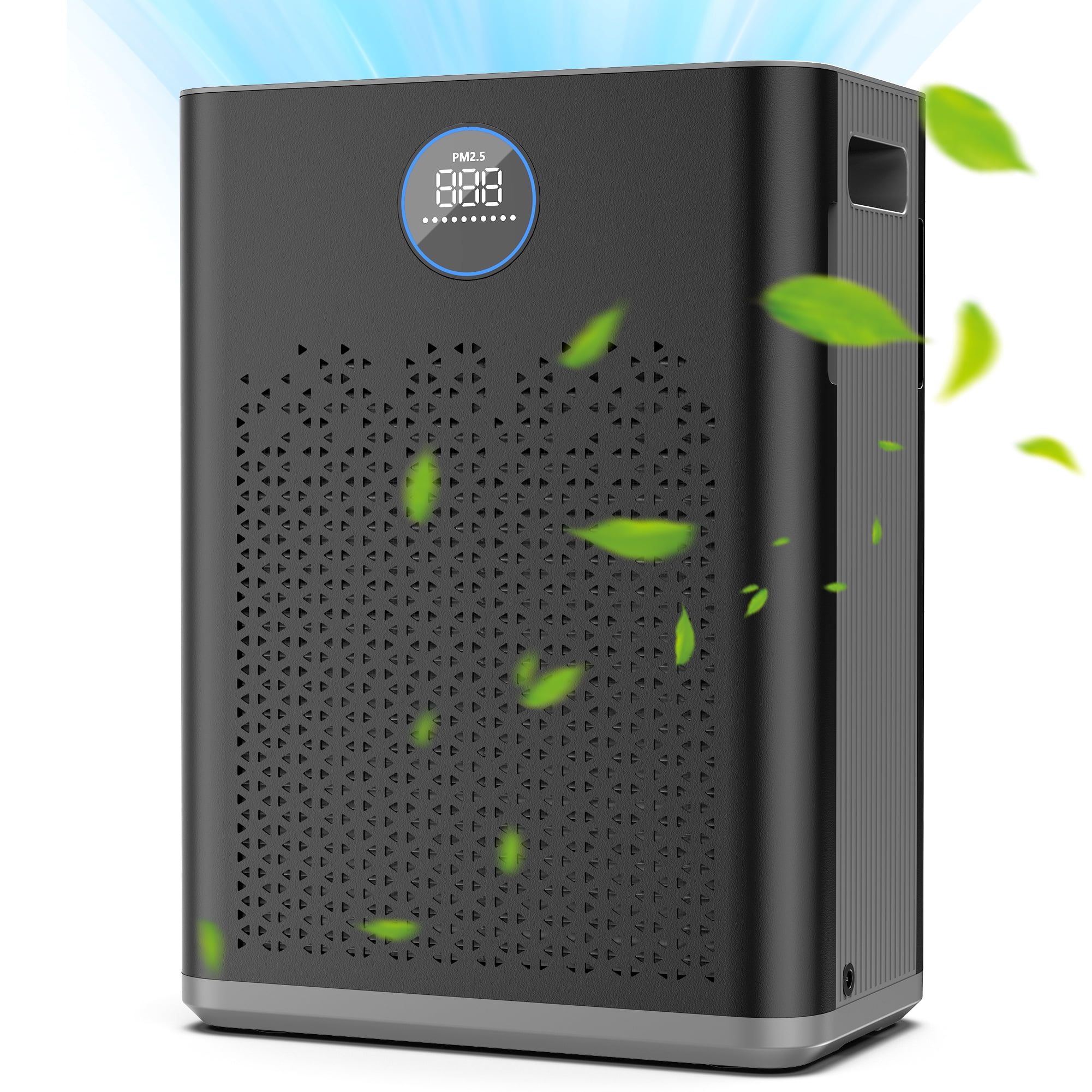 Air Purifiers for Home Large Room up to 2800ft², Smart Wifi Air Purifier with PM2.5 Sensor, HEPA H14 Washable Filter Sleep Mode 22dB with Timer, Air Cleaner for Dust Odors Pollen Dander