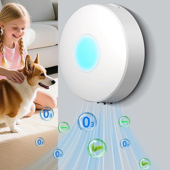 Air Purifiers For Home Pets ,Two Way Purification Infrared Sensor Air Cleaner For Pet Hair Dander Odor Allergies Pollutant Smoke Dust, 3 Modes Rechargeable