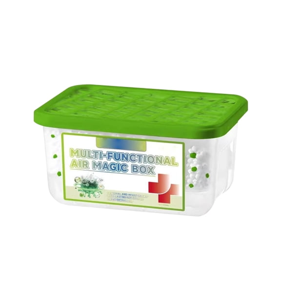 Air Purifying Magic Box - Odor Eliminator & Air Freshener for Home, Car & Small Spaces (Long-Lasting)